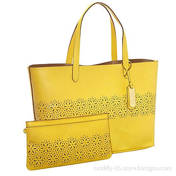 Tote, Metallic Interior